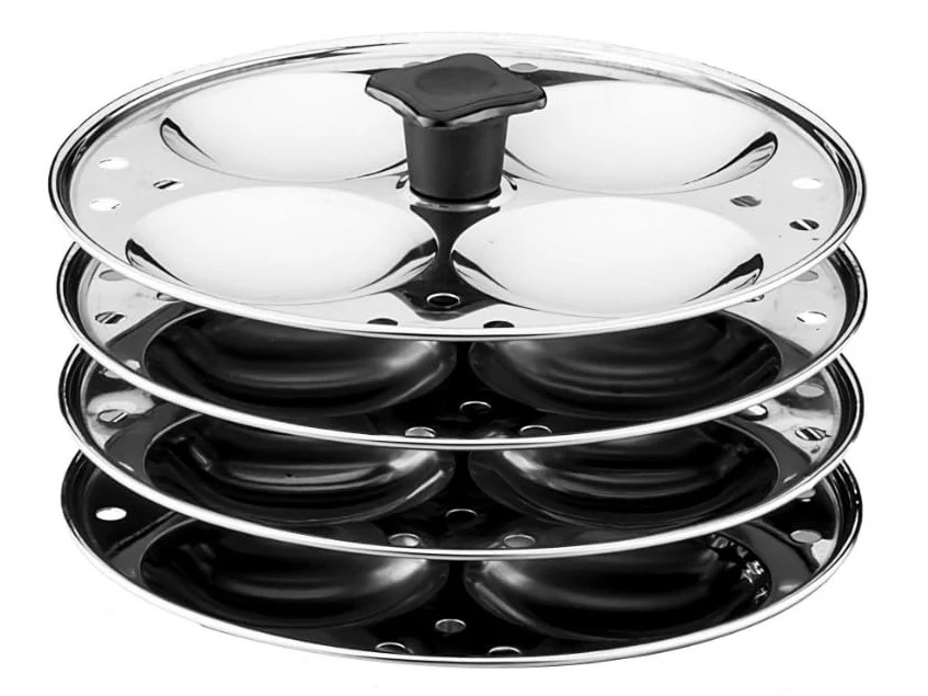 4 Plates Idly stand for multiple idlies
