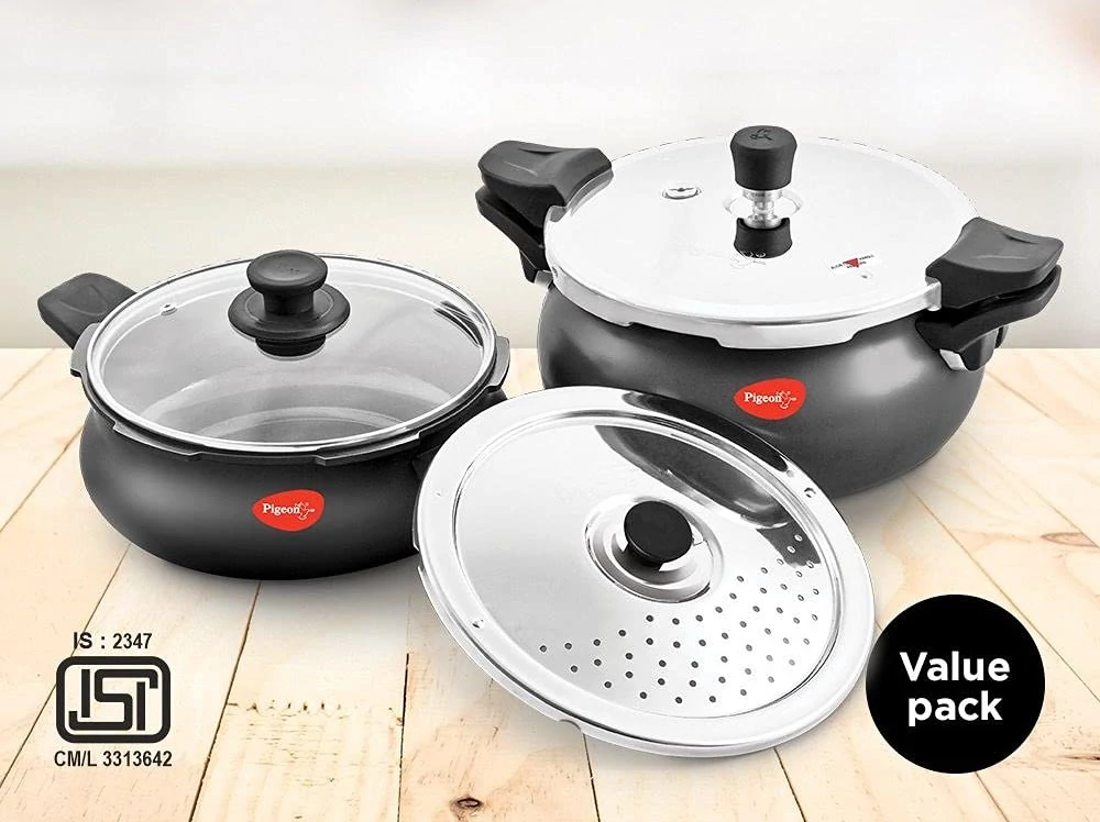 Pigeon All in one Hard Anodized Cooker Set