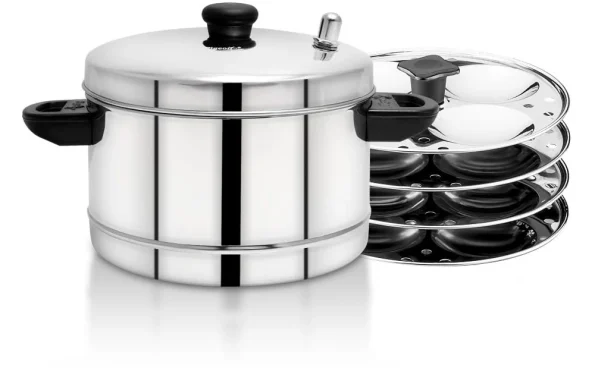 Pigeon Classic Stainless Steel Idly Cooker Pot with idly plates