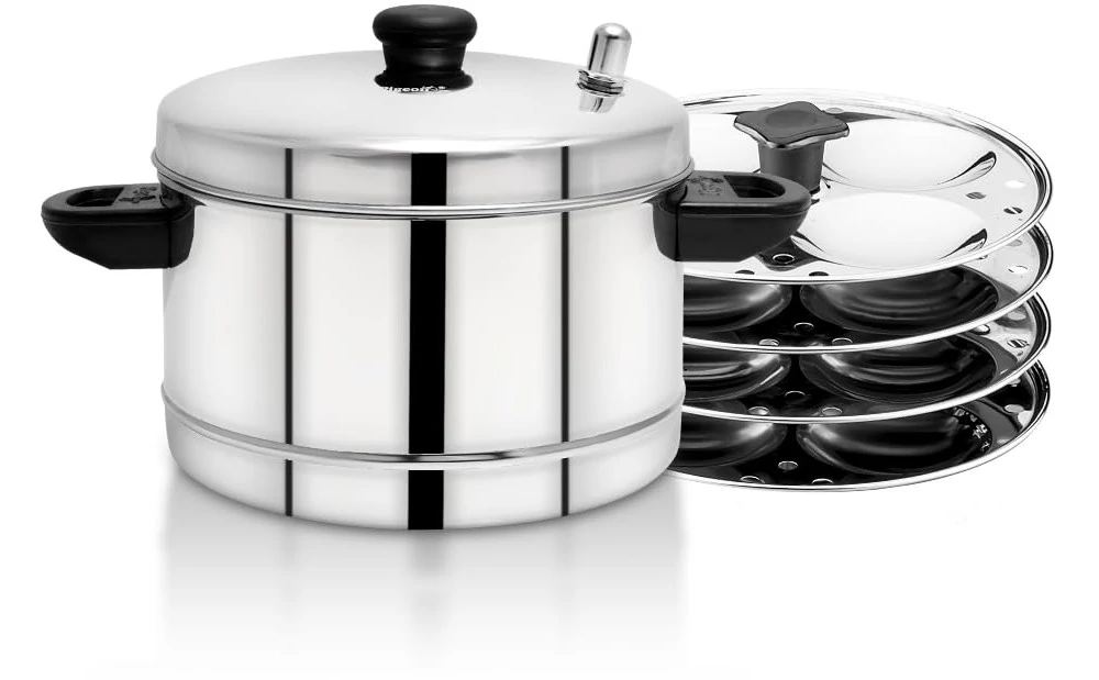 Pigeon Classic Stainless Steel Idly Cooker Pot with idly plates