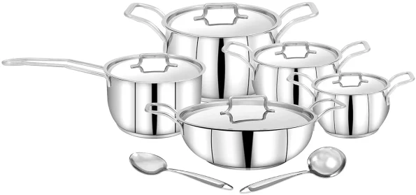 Pigeon Milano 12 Pcs Stainless steel Cookware Set
