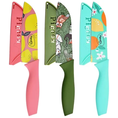 Elevate Your Kitchen Experience with Pigeon Edge Carbon Knife Set 6 Pcs – Lowest Price Offer
