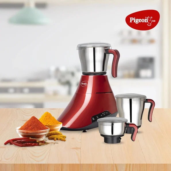 Pigeon Senso 750W Mixer Grinder with 3 Stainless Steel Jar