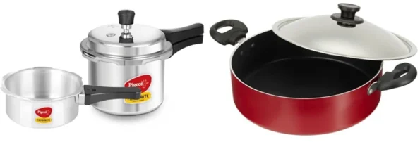 Pigeon pressure cooker Mini Combi with Biriyani Pot 5L