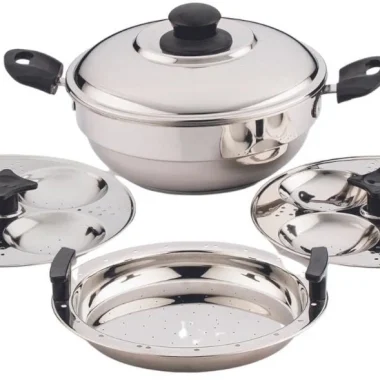 Elevate Your Cooking Experience with Pigeon Stainless Steel Induction Base Steamer 4.6L