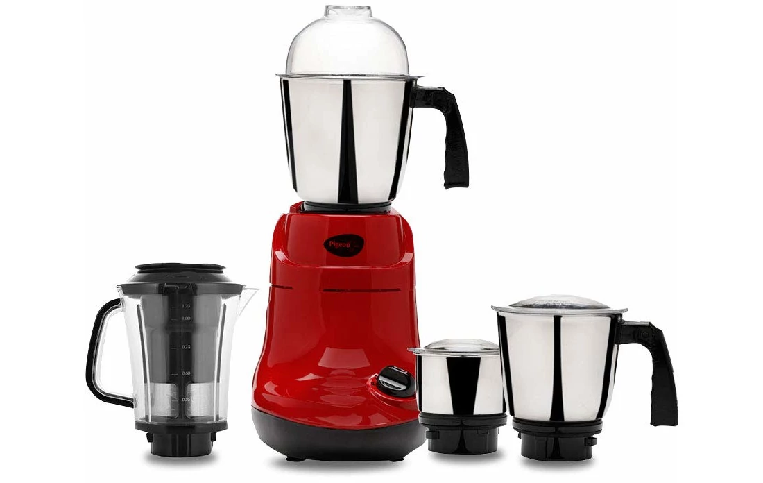 Pigeon Ruby Woo Mixer Grinder with 4 Jars