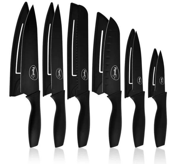 Pigeon Edge Carbon Knife Set 6 Pcs