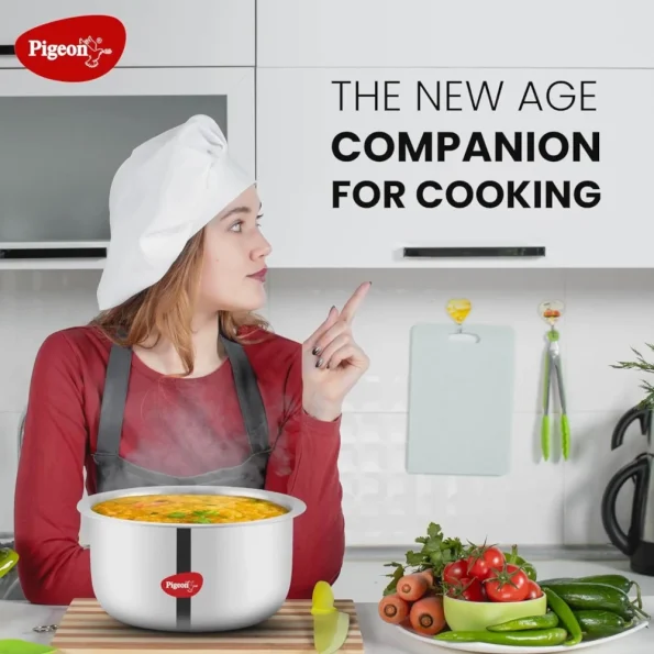 Pigeon Elite Stainless Steel Triply Tope