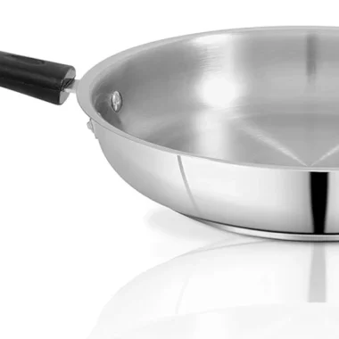 Experience Cooking Excellence with Pigeon Triply Stainless Steel Induction-compatible Fry Pan