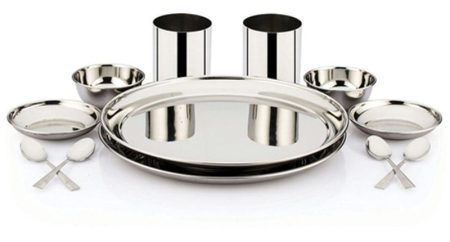 Pigeon Sparkle Stainless Steel Lunch Set 12 Pieces