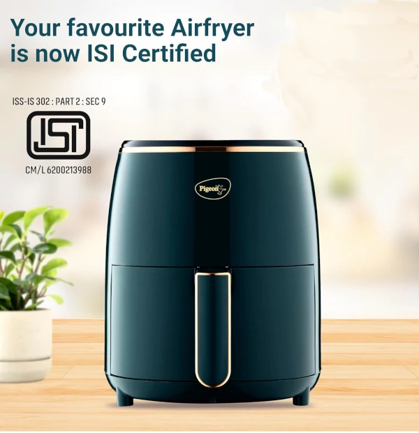 pigeon air fryer ISI certified